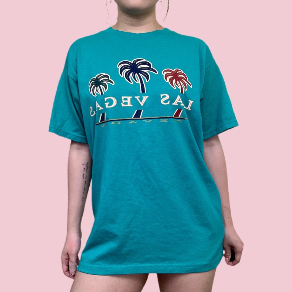 Green Las Vegas T shirt
